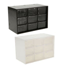 2Pcs Drawer Storage Box Desk Organizer Desktop 9 Lattice Drawer Sorting Grid