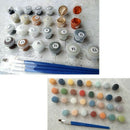New DIY Digital Oil Painting By Number Kit Canvas Paint Home Wall Decoratio T9E5