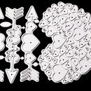 Heart Metal Cutting Dies DIY Scrapbooking Paper Card Embossing Die-Cut Mold
