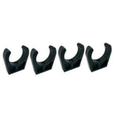 4pcs 1-3/4" Nylon Boat Hook Kayak Paddle Holder Split Clip Paddle Rod Keeper
