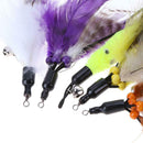 Cat Pet Toys Cat Telescopic Rod Stick with 5pcs Feather Replacement Heads