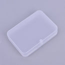 Transparent Plastic Boxes Playing Cards Container PP Storage Case Poker Card Box