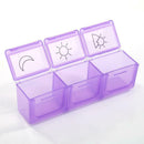 21 Grid 7 Days Weekly Pill Case Medicine Tablet Dispenser Pill Box Splitter