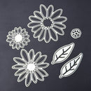 5x Set Sunflower Metal Cutting Dies Stencils DIY Scrapbooking Paper w/ AlbuNew