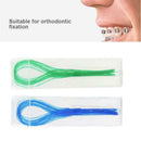 35Pcs/Set Dental Floss Threader Traction Wire Holder Between Orthodontic Bridges