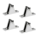 4pcs Stainless Steel Base Deck Hinge Fitting Boat Cover Canopy Hardware \ U0026