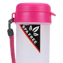 Purple Sports Water with Handle Drinking Bottle for Running Camping Bicycle