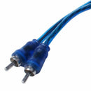 3 pcs Audio connection for 1 RCA female to 2 RCA male adapter splitter Cabl W4Z3