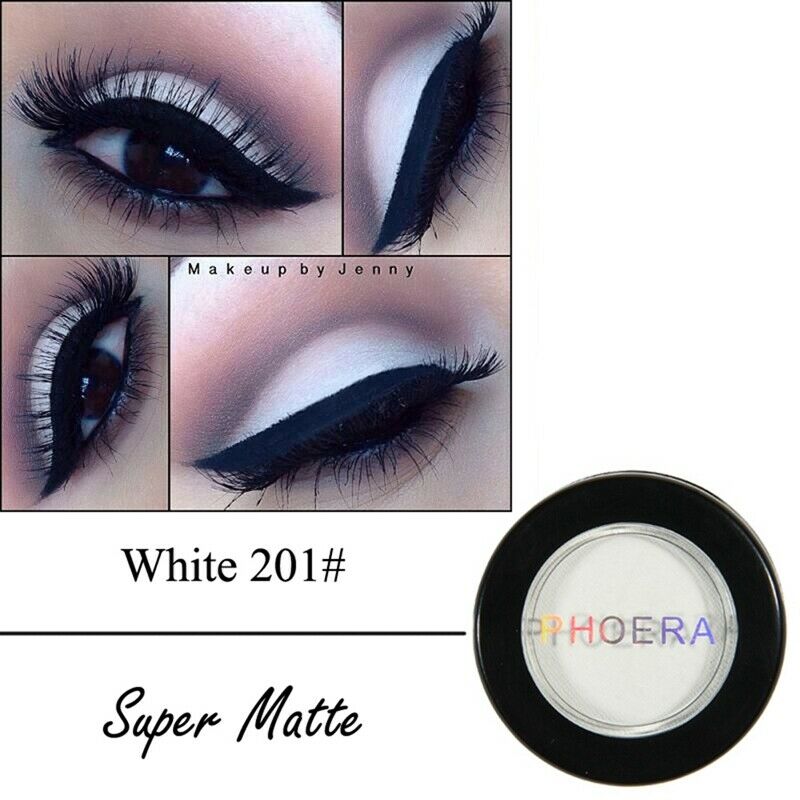 Phoera 12 Colors Natural Matte Eye Shadow Waterproof Palette Pigment Nude E Z1F6