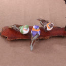 12pcs Artificial Foam Feather Birds DIY Crafts Ornament Home Garden Decor