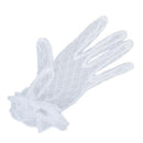 White New Short Bridal Wedding Gloves Bridal Gloves O2I8