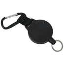 Heavy Duty Retractable Key Chain & Badge Reel Holder Carabiner Clip -