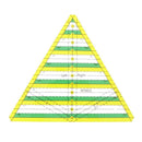 Quilting Ruler Non Slip Pyramid Acrylic Quilters Inch Rules for Crafts, Fabric,
