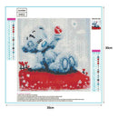 5D DIY Full Drill Diamond Painting Love Bear Cross Stitch Embroidery Mosaic Kits
