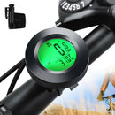 Adjustable Wireless LCD Cycle Computer Bicycle Odometer Bike Speedometer Counter
