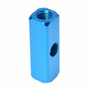 1/4" PT Threaded Ports 2 Way Quick Connect Air Hose Manifold Block Splitter