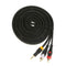 1Pcs Metal 3.5mm Stereo Jack to 2 RCA Phono Plug Audio Cable Adapter Wire 3meter