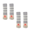 12Pcs High Elastic Cat Paws Design Furniture Feet Caps Cover/Chair Leg Socks