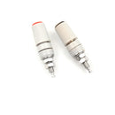 2pcs M5 Type High Current 4mm Female Banana Jack Socket Test Binding Post 30A TO