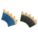 50 Pcs Paint Brushes Nylon Hair Brushes for Acrylic Oil Watercolor Painting
