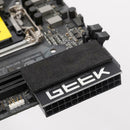 90 Degree Desktop Motherboard ATX 24Pin Female to 24Pin Male Power Adapter A