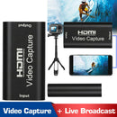 Video Record Card Mini HD 1080P Teaching Plug And Play Universal HDMI To USB 2.0