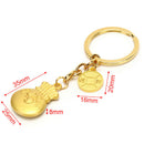 Cartoon Mouse Rat Car Key Chain Ring Keyring Women's Bag Accessories DecJBTEUS