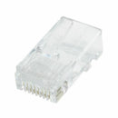 RJ45,8P8C,CAT 5 Transparent Crimp Connector Plug , 100 Pieces Per Bag W8A2
