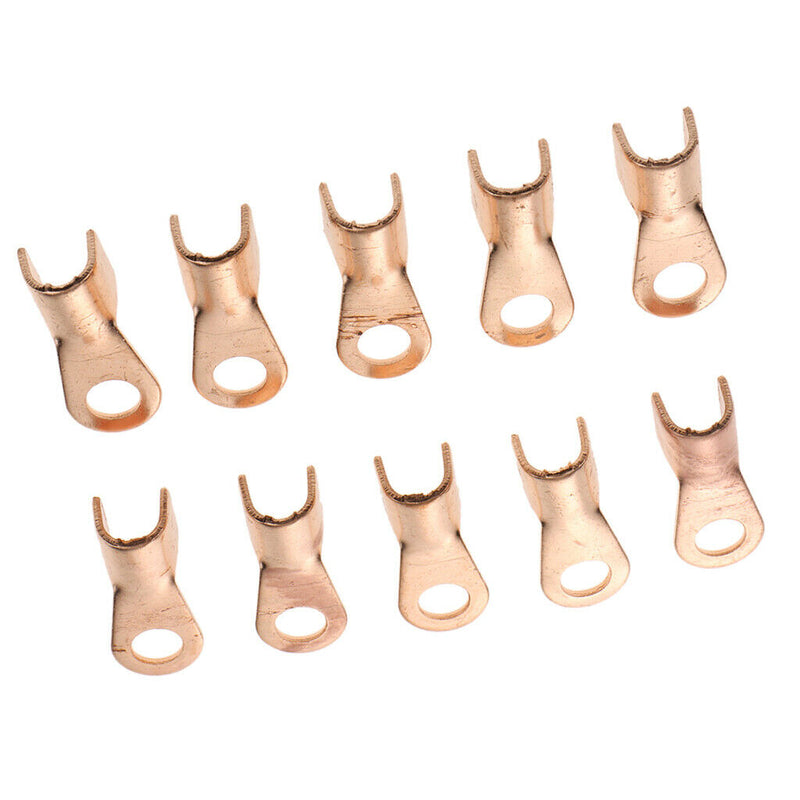 10 Pieces 200A New Crimp Terminal Electrical Cable Connector Copper Rings