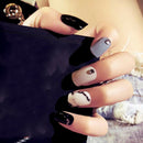 24pcs/set full cover false nail art tips tools short nails diy manicure NTHN LJ