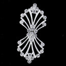 2 x Shell Design Crystal Closure Hook and Eye Clasp for Sweater Cloak Decor
