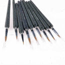 10Pcs Brush Pen For Sketched Lines Gouache Watercolor Paint Oil Painting H5 K0C3