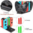 6 in 1 Charging Dock Compatible with Nintend Switch Joy-Cons Pro Controller