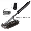 Barbecue brush, 3 in 1 barbecue grill brush cleaning brush with stainless s