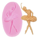 Ballet Dancer Silicone Mold Sugarcraft Fondant Mold Cake Decorating Tool ME