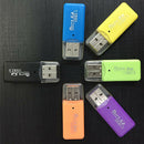 Hot Mini USB /MMC Memory Card Reader 480Mbps For Computer Laptop USB CaGVCASJTO