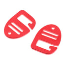 4Pcs 1'' G Hook Webbing Buckle for Backpack Luggage Strap Webbing 25mm