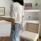 Hit Color Leather Crossbody Bags Women Small Shoulder Pouch (Light Purple)