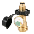 Propane Tank Adapter QCC Tank Adapter POL Adapter Connector for BBQ Grills