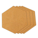 4Pcs Cork Board Wall Message Decoration Photo Background Home Wood Self