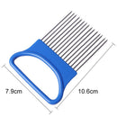 Onion Tomato Vegetable Slicer Cutting Aid Guide Holder Slicing Cutter Gadget MO