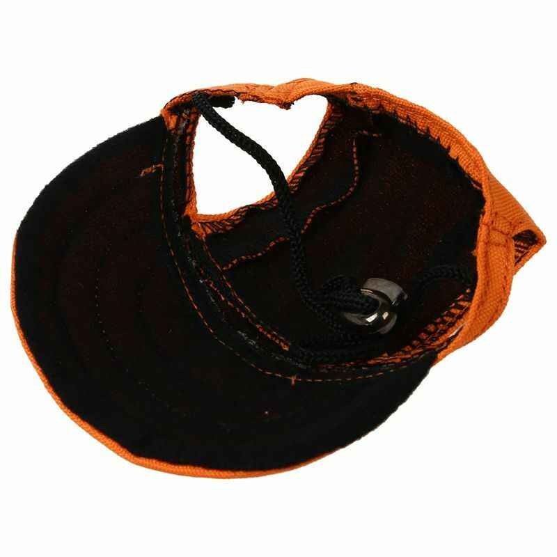 Pet Dog Hat Pet Dog Oxford Fabric Hat Sports Baseball Cap with Ear Holes fo K8D9