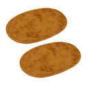 3 Pairs Suede Sew on Elbow Knee Patches DIY Repair Applique Brown Tan Blue