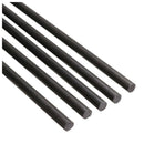 5Pcs 4mm Black Carbon Fibre Rods Rod 500mm Long For Sand-Table RC Airplane  N4C8