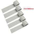 5pcs 51mm Waterproof Inflatable Boat Dinghy RIB Mid Grey PVC Repair Patches