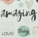4x lovely day rub on set for scrapbooking diy photo album/card making crafts!j