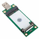 3X(Mini Pci-E Wireless Wwan To Usb Adapter Card with Sim Card Slot Module T