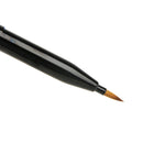 Stylish Black Lip Brush Double-ended Makeup Eyebrow Brush Groomer Tool