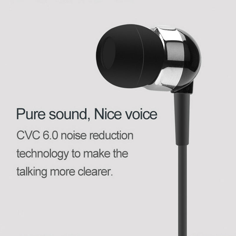 Fineblue Bluetooth Wireless Headset Headphone Collar Clip Earphone Black