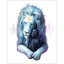5D DIY Full Drill Diamond Painting Lion Love Cross Stitch Embroidery Mosaic
